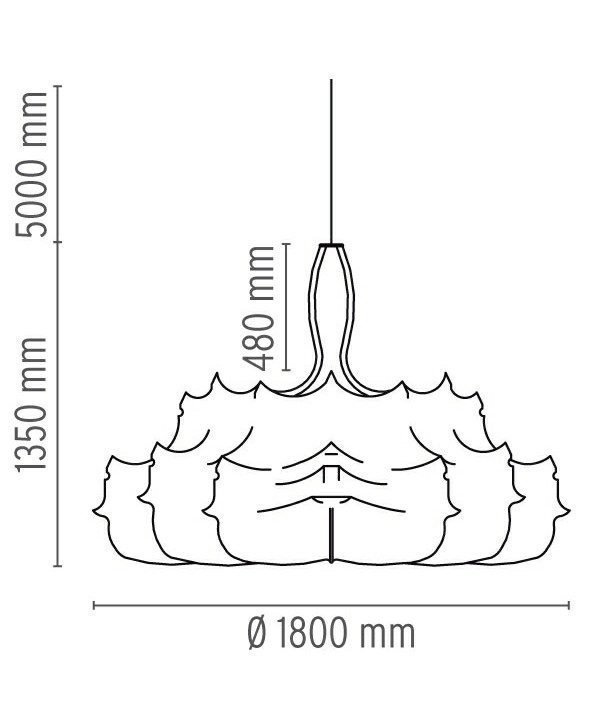 Flos Zeppelin 2 Riippuvalaisin