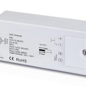 LED himmennin/vastaanotin RF 1-kanavainen 12-36VDC