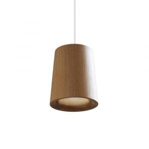 Terence Woodgate Solid Riippuvalaisin Cone Natural Oak